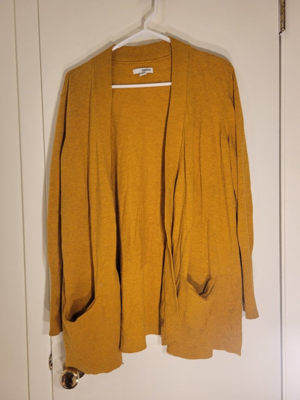 Cozy Mustard Yellow Cardigan